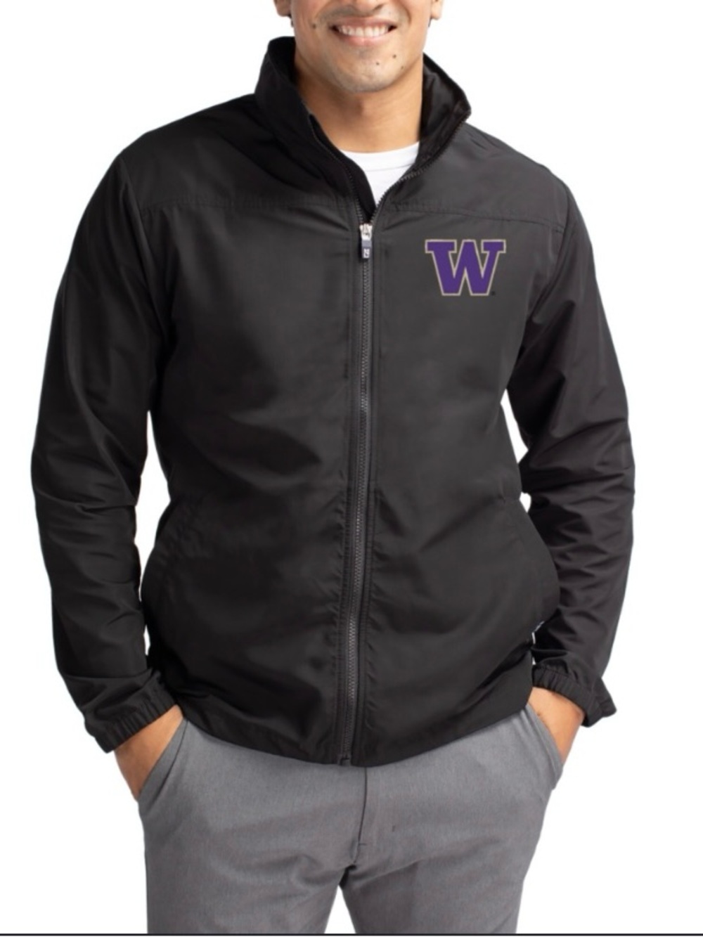 Storm-tech University of Washington Huskies lightweight full-zip windbreaker